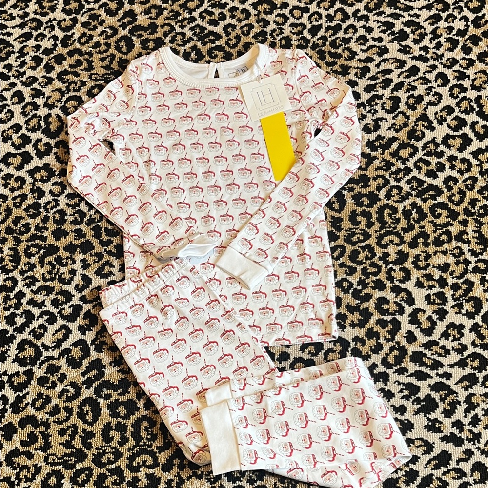 Lila and Hayes Kids Santa Pjs, size 8